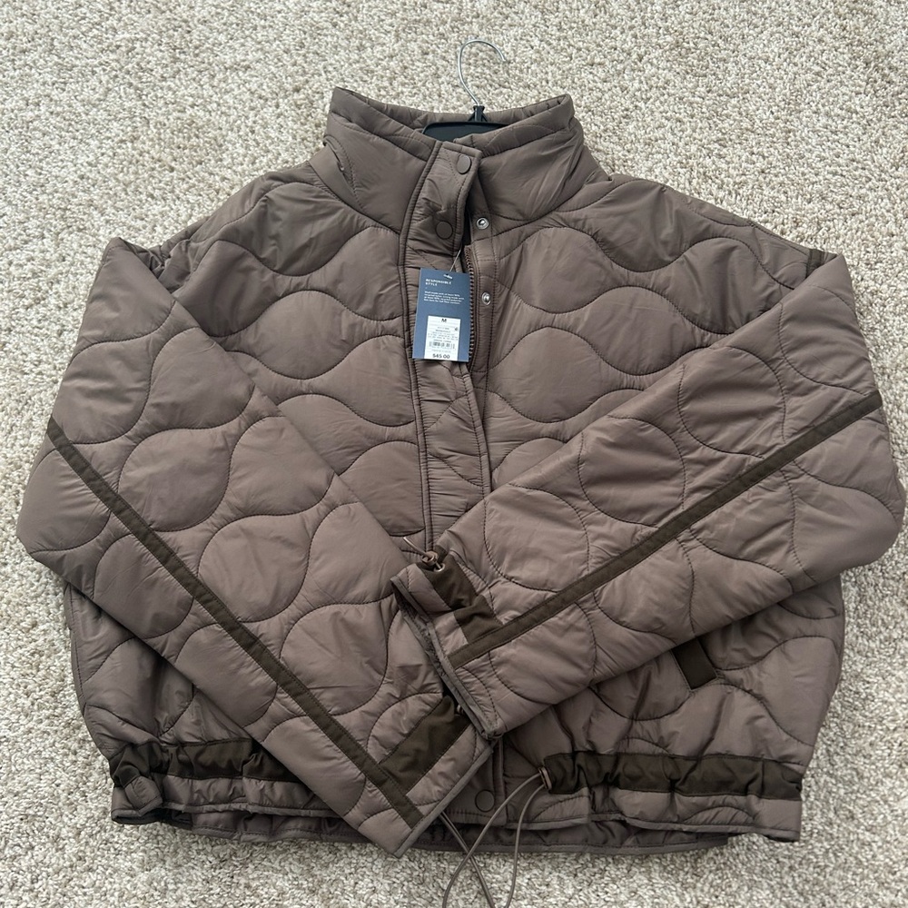 Universal Thread Brown Quilted Jacket NWT size M